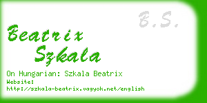 beatrix szkala business card